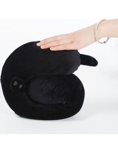 Almohada de Cuello de Viaje Makimoo Espuma de Memoria Ajustable