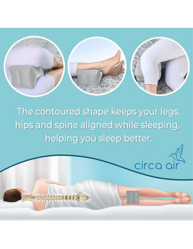 Almohada Inflable para Rodillas Circa Air - Ergonomía y Alivio