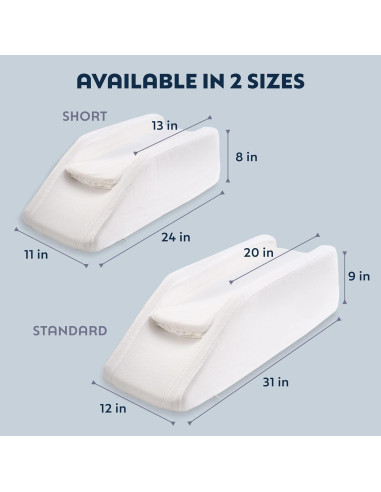 Almohada Elevadora de Pierna PureComfort Espuma Viscoelástica