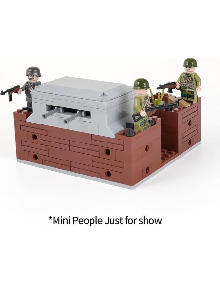Conjunto de Bloques de Construcción Militar MOOXI 225PCS Conjunto de Bloques de Construcción Militar MOOXI 225PCS