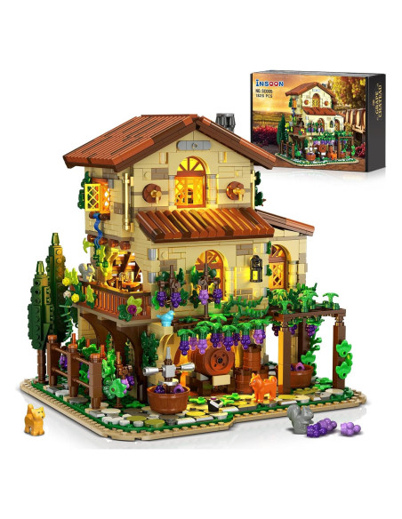 Juego de Construcción Chateau de Bodega INSOON 1826 PZS Juego de Construcción Chateau de Bodega INSOON 1826 PZS
