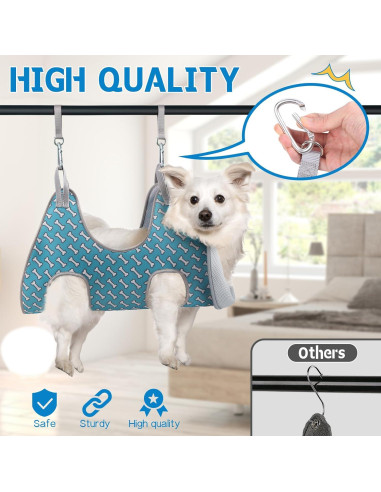 Hamaca de Aseo para Perros Supet Azul Coral S 7-10.2cm