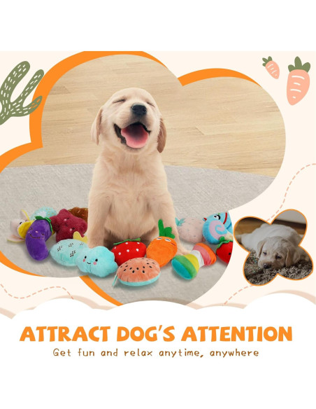 Conjunto de Juguetes Chirriantes QTwoof para Perros Pequeños Conjunto de Juguetes Chirriantes QTwoof para Perros Pequeños