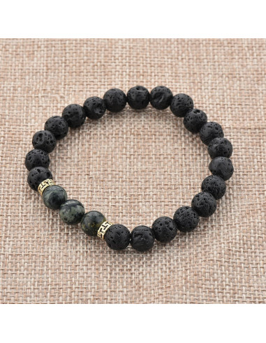 Pulsera de Lava y Camuflaje Mystiqs Difusor Aceite 19,81 cm