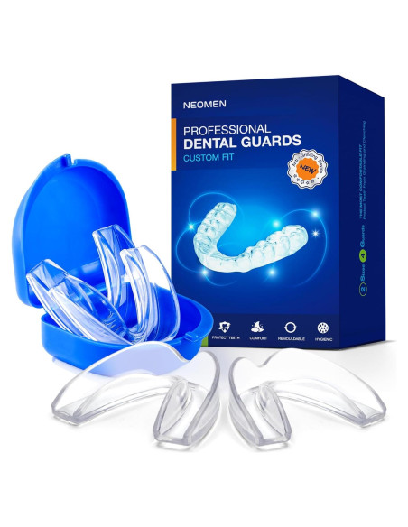 Protector Bucal Neomen para Bruxismo Nocturno 3 Paquetes Protector Bucal Neomen para Bruxismo Nocturno 3 Paquetes