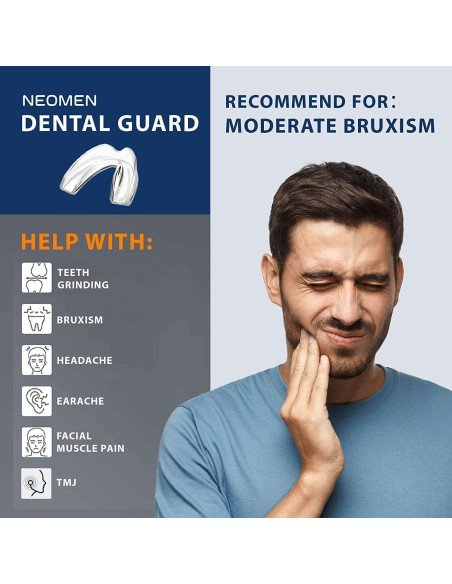 Protector Bucal Moldable Neomen para Rechinar Dientes - 4 Pzs Protector Bucal Moldable Neomen para Rechinar Dientes - 4 Pzs