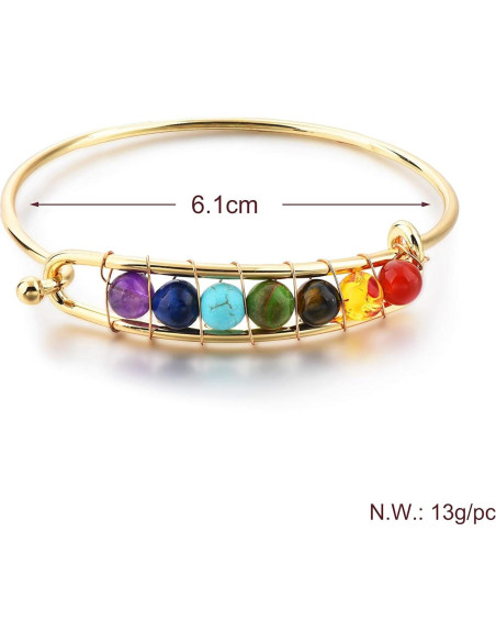 Pulsera Difusora de Aceite de Lava MYSTIQS Unisex 15-18 cm Pulsera Difusora de Aceite de Lava MYSTIQS Unisex 15-18 cm