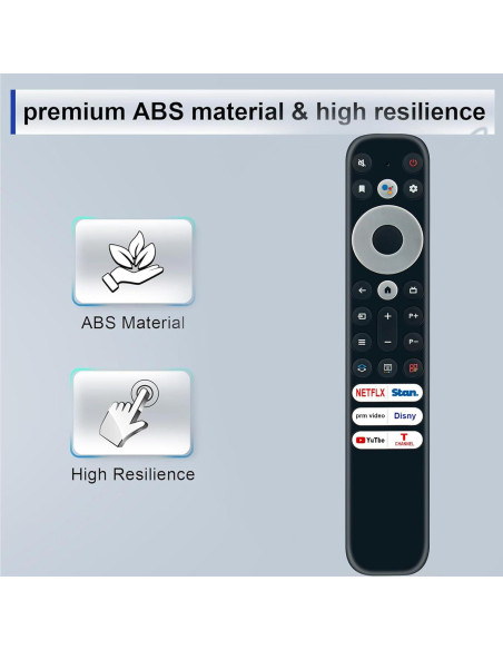 Control Remoto de Reemplazo PERFASCIN RC902V para TCL 8K TV Control Remoto de Reemplazo PERFASCIN RC902V para TCL 8K TV