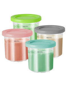 Paquete de 4 Contenedores de Helado Ninja Creami HM-636