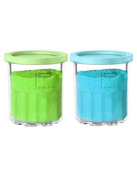 Pints y Tapas Ninja Creami NC500 NC501 - 2 Piezas 710ml Pints y Tapas Ninja Creami NC500 NC501 - 2 Piezas 710ml
