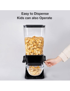Dispensador de Cereal Tokokimo 5.5L 2pcs Negro 2