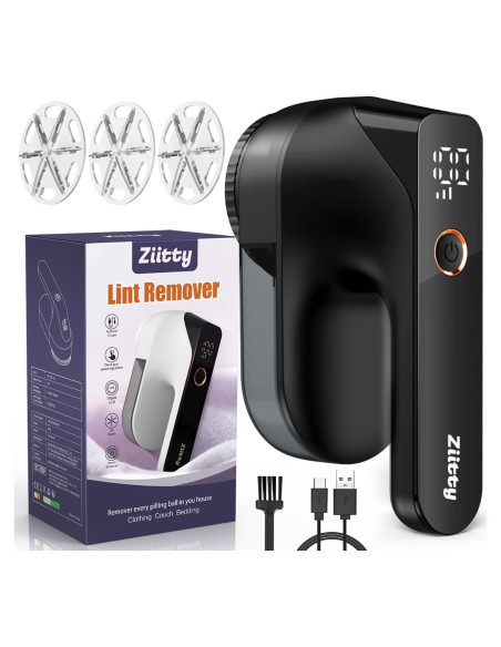Raspador de Tela Ziitty M1P - Eliminador de Pelusa Recargable Raspador de Tela Ziitty M1P - Eliminador de Pelusa Recargable