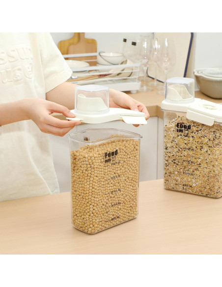 4 Contenedores Herméticos de Alimentos 2.8L Blushtier 4 Contenedores Herméticos de Alimentos 2.8L Blushtier