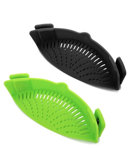 Colador de Silicona con Clip Qiunizadila 289g Ajustable Colador de Silicona con Clip Qiunizadila 289g Ajustable