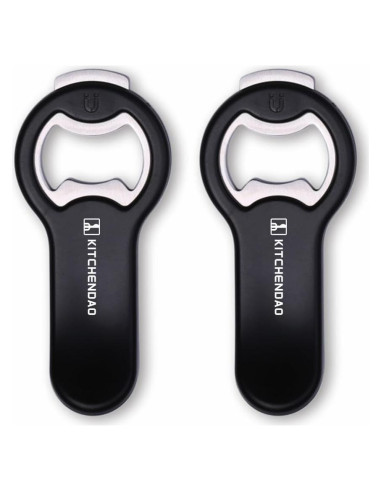 Abrebotellas Magnético KITCHENDAO 2 en 1 con Recogedor