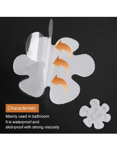 Calcomanías Antideslizantes Transparentes Secopad 36 Piezas 2