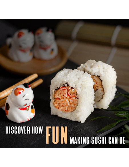 Juego Completo de Sushi 20 Piezas Alas - Kit para Hacer Sushi Juego Completo de Sushi 20 Piezas Alas - Kit para Hacer Sushi