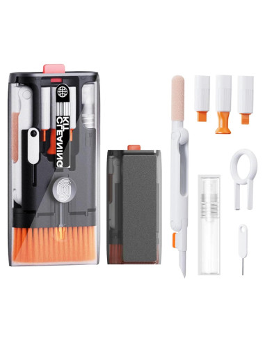 Kit de Limpieza Electrónica 11 en 1 SKRUHIA para PC y Móvil