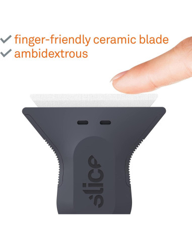 Raspador Mini Auto-Retráctil Slice 10590, Cuchilla Cerámica