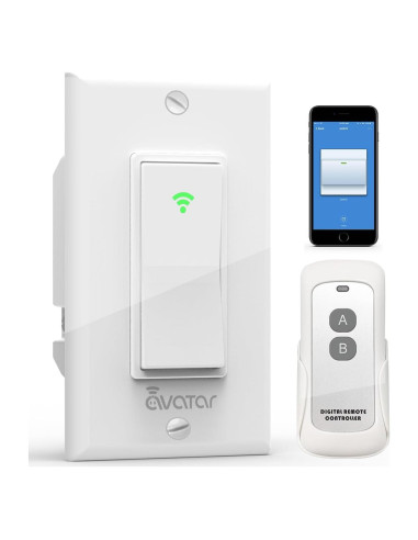 Interruptor Inteligente Avatar Controls WiFi con Control Remoto