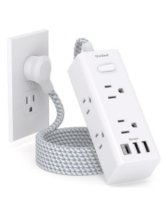 Power Strip One Beat 6 Salidas y 3 USB C 5FT (1.52m)