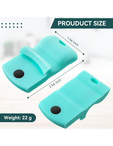 Abridor de Tarros Dreyoo 2 Piezas con Imán Azul Abridor de Tarros Dreyoo 2 Piezas con Imán Azul