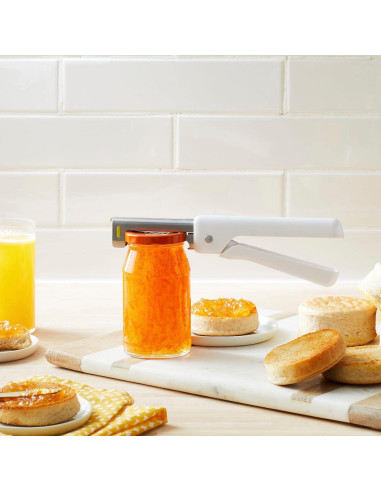 Abre frascos Chef'n Ajar Pro ambidiestro blanco 158g