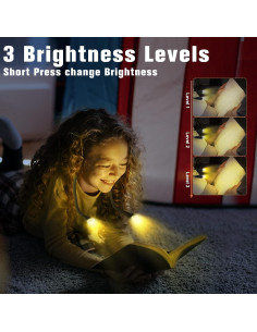 Luz LED de lectura para cuello AVCAP, recargable, 9 modos 2