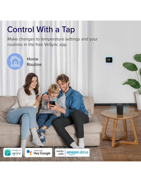 Termostato Inteligente LEVOIT Aura 400S WiFi 4" Blanco Termostato Inteligente LEVOIT Aura 400S WiFi 4" Blanco