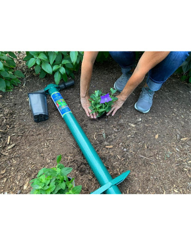 Planter ProPlugger 5-en-1 - Mango Largo, Herramienta Jardín