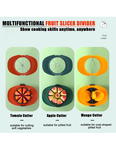 Cortador Multifuncional de Frutas Telawah 4 en 1 - Acero Inoxidable