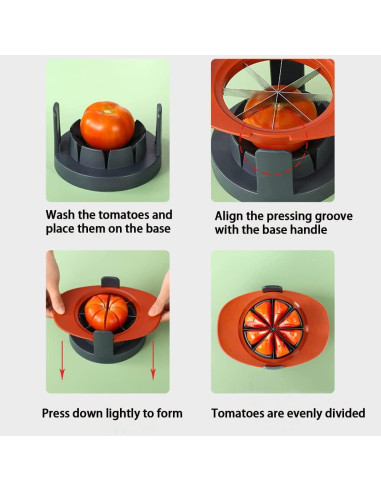 Cortador Multifuncional de Frutas Telawah 4 en 1 - Acero Inoxidable