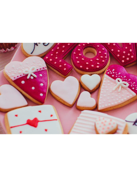 Set de 5 Cortadores de Galletas Corazón Fox Run Acero Inoxidable Set de 5 Cortadores de Galletas Corazón Fox Run Acero Inoxidable