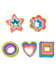 Juego de Cortadores de Galletas 25 PCS Multicolor XIPEGPA