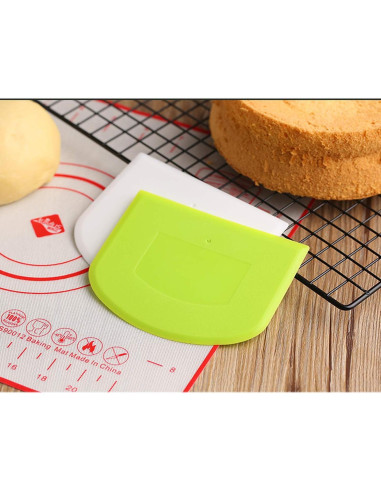 Raspador de Masa WAFJAMF 2 Pcs Plástico Antideslizante