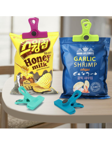Clips Magnéticos TACGEA para Alimentos - 8 Piezas