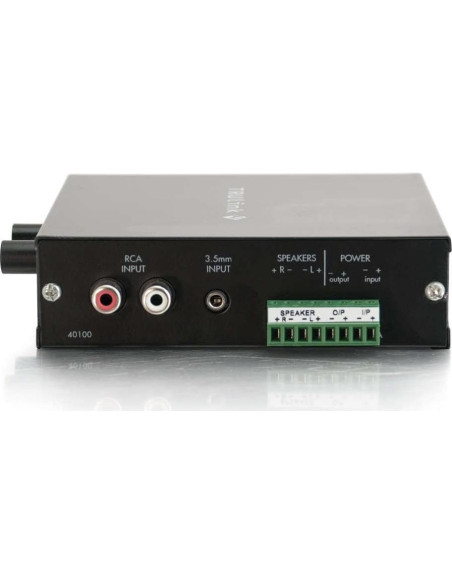 Amplificador de Audio C2G 40W Compacto con Control Externo Amplificador de Audio C2G 40W Compacto con Control Externo