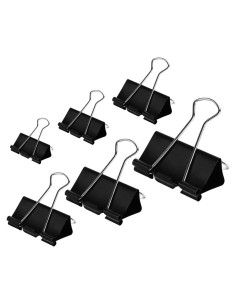 Clips de encuadernación DSTELIN 100 unidades varios tamaños