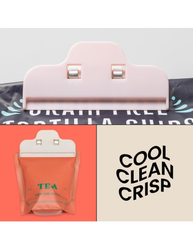 Paquete de 6 Clips Reutilizables para Sellar Bolsas de Snacks - ANGORA BRANDS