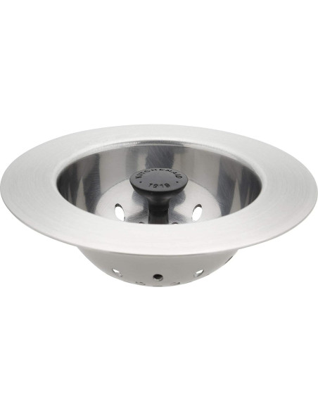 Colador de acero inoxidable KitchenAid, negro, 11x11 cm Colador de acero inoxidable KitchenAid, negro, 11x11 cm