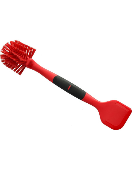 Cepillo de Fregar y Raspador Norpro 1088R Rojo 33 cm Cepillo de Fregar y Raspador Norpro 1088R Rojo 33 cm