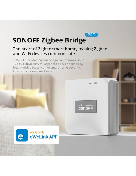 Puente Zigbee Pro SONOFF ZB Bridge-P, Control APP, 128 Dispositivos Puente Zigbee Pro SONOFF ZB Bridge-P, Control APP, 128 Dispositivos