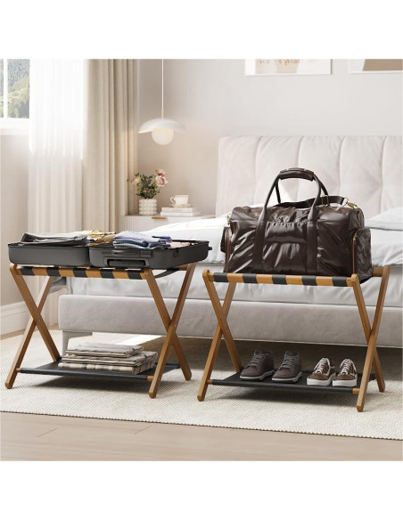 Juego de 2 Soportes Plegables para Equipaje Smart FENDEE Juego de 2 Soportes Plegables para Equipaje Smart FENDEE