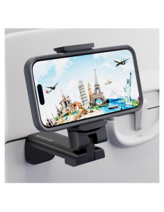 Soporte para Teléfono MiiKARE Universal 360 Viaje Negro