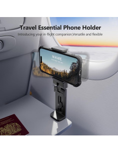 Soporte para Teléfono MiiKARE Universal 360 Viaje Negro 2