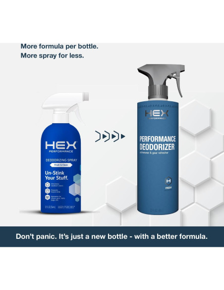Spray Desodorante HEX Performance 2x22oz Fresco - Eliminador de Olores Spray Desodorante HEX Performance 2x22oz Fresco - Eliminador de Olores