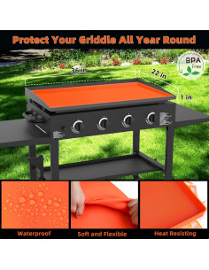 Alfombrilla de Silicona para Plancha Blackstone 36" - Protección y Mantenimiento 2