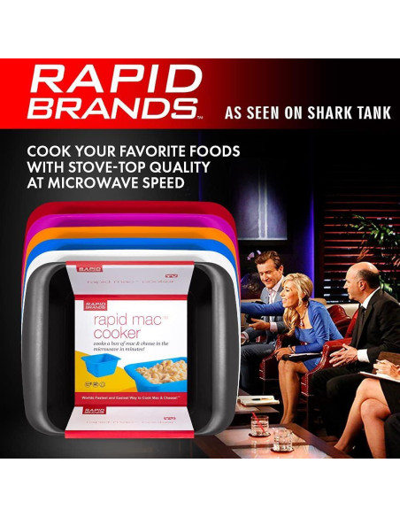 Cocinero Rápido de Macarrones Rapid Brands Azul 119g Cocinero Rápido de Macarrones Rapid Brands Azul 119g