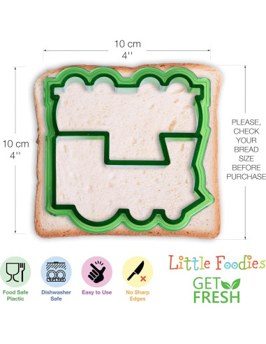 Cortadores de Sándwich GET FRESH, Set 20 Piezas, Diversión
