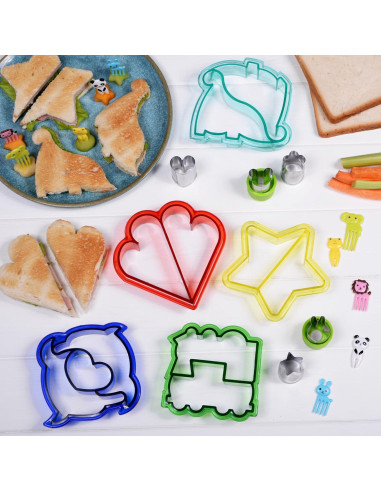 Cortadores de Sándwich GET FRESH, Set 20 Piezas, Diversión